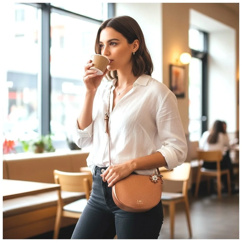 Zac Posen Leather Mini Crossbody Bag - Picture 8 of 10